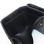 Saint Laurent Origami Tiny Wallet YSL Monogram Trifold Calf — view 4