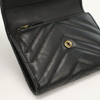 Gucci GG Marmont Trifold Wallet Quilted Leather — view 8