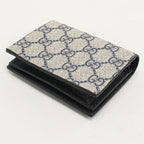Gucci Card Case Wallet GG Supreme Bifold Leather — view 2