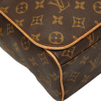 Louis Vuitton Monogram Aves Crossbody Shoulder Bag Brown Leather — view 6