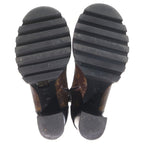 Louis Vuitton Star Trail Line Ankle Boots Heels Brown — view 5