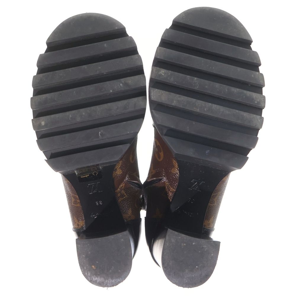 Louis Vuitton Star Trail Line Ankle Boots Heels Brown — view 5