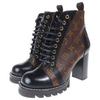 Louis Vuitton Star Trail Line Ankle Boots Heels Brown — view 2