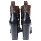 Louis Vuitton Star Trail Line Ankle Boots Heels Brown — view 3