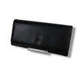 Loewe Anagram Logo Wallet Bifold Padlock Charm Leather Black Pink