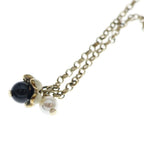 Chanel CC Logo Rhinestone Flower Metal Strass Pearl Chain Necklace Gold — view 5
