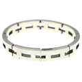 Hermes Vintage Motif Bracelet Silver