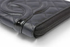 Chanel Wallet Multi Cambon Zipper Style Black — view 4