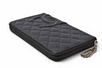 Chanel Wallet Multi Cambon Zipper Style Black — view 2