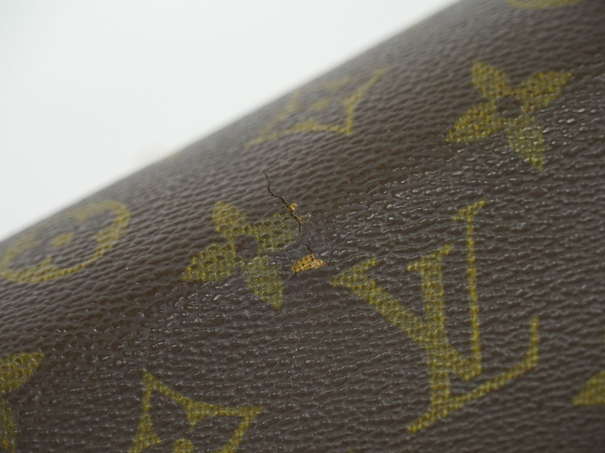 Louis Vuitton LV Cartouchiere 26 GM Monogram Shoulder Bag Pochette Brown — view 7