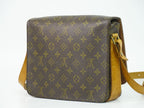 Louis Vuitton LV Cartouchiere 26 GM Monogram Shoulder Bag Pochette Brown — view 2