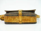Louis Vuitton LV Cartouchiere 26 GM Monogram Shoulder Bag Pochette Brown — view 3