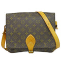 Louis Vuitton LV Cartouchiere 26 GM Monogram Shoulder Bag Pochette Brown