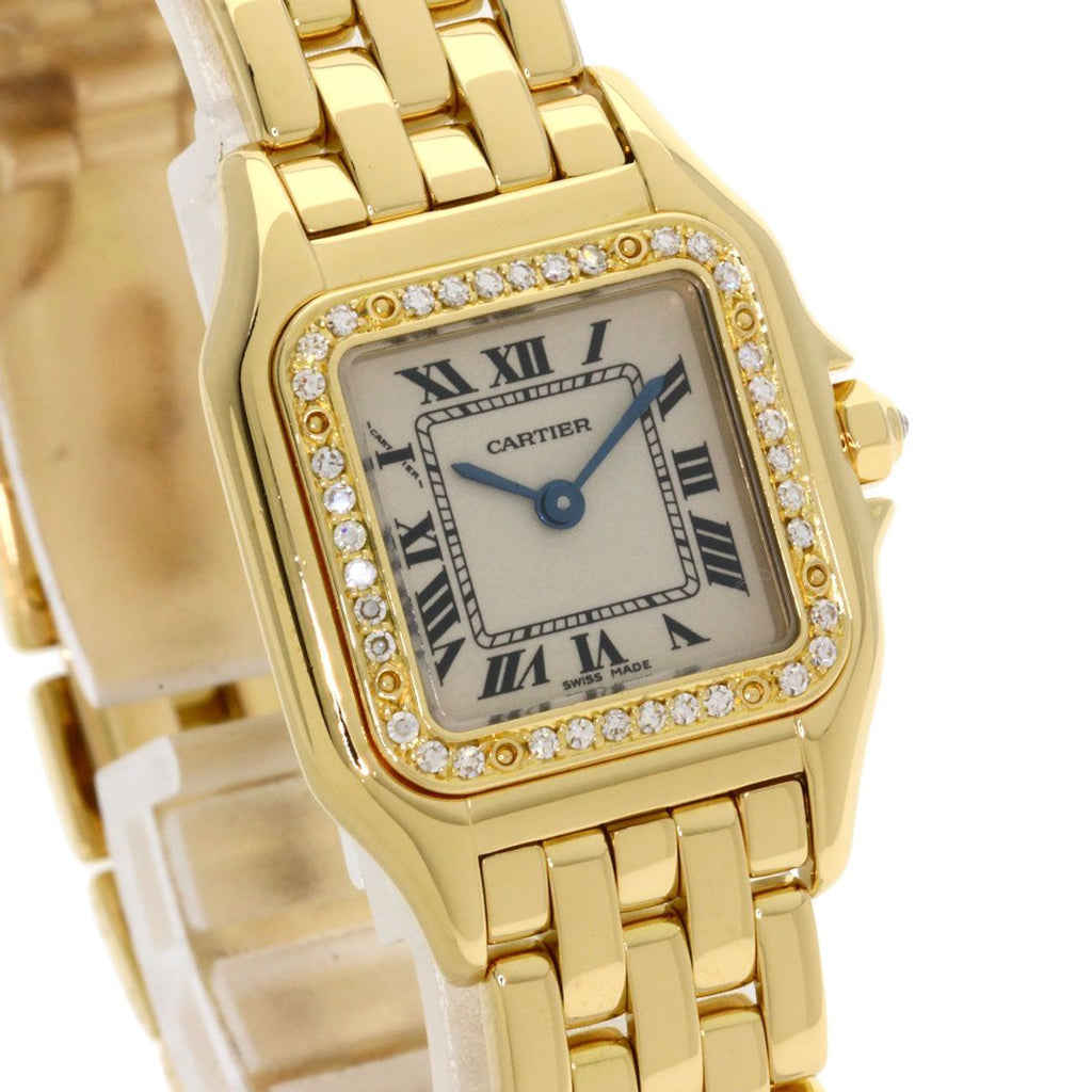 Cartier Panthere SM Aftermarket Diamond Watch 18k Yellow Gold — view 4
