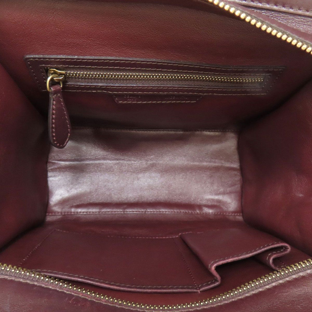 Celine Luggage Micro Handbag Canvas Leather — view 5