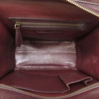 Celine Luggage Micro Handbag Canvas Leather — view 5