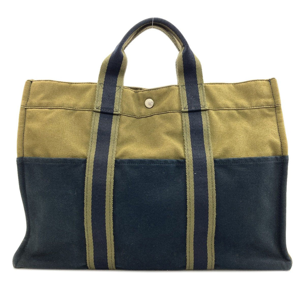 Hermes Sac Fourre Tout MM Handbag Canvas — view 2