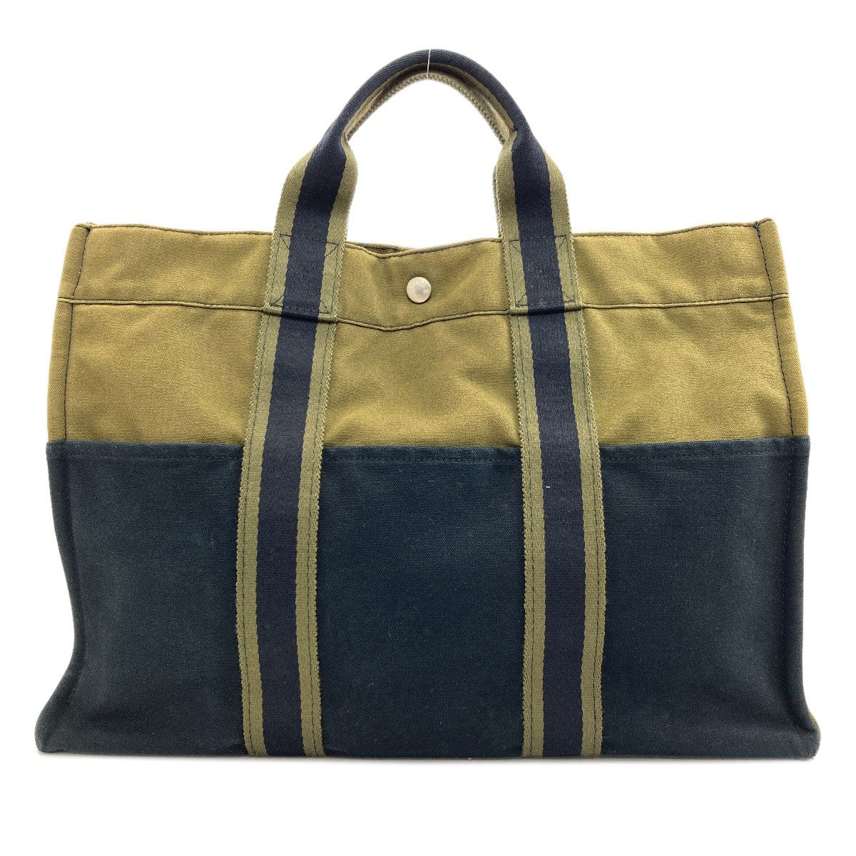 Hermes Sac Fourre Tout MM Handbag Canvas — view 2