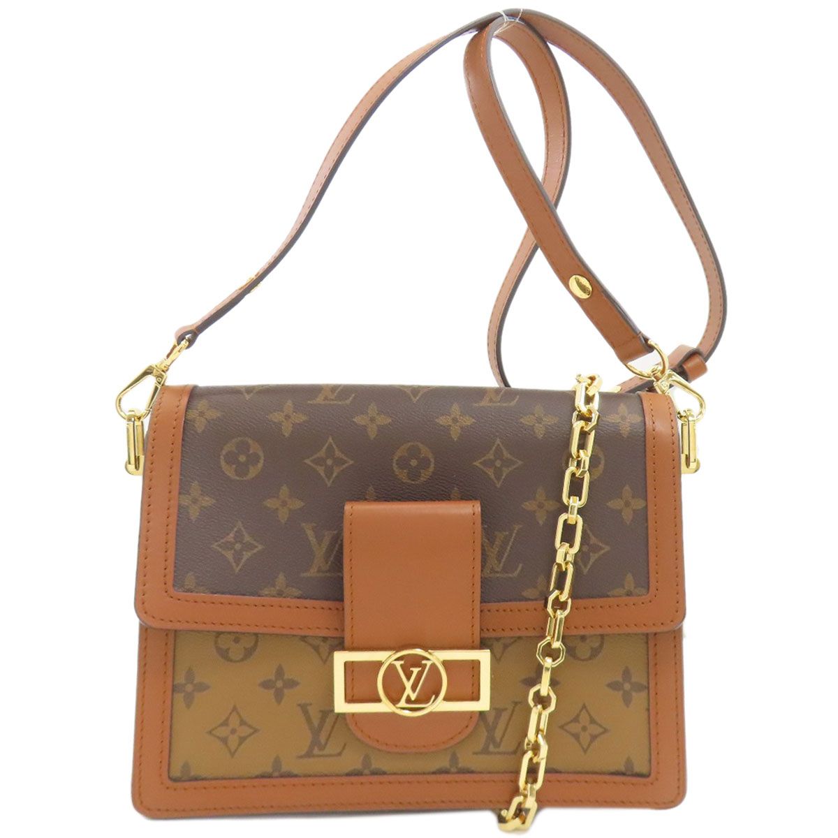Louis Vuitton Dauphine MM Shoulder Bag Monogram Canvas
