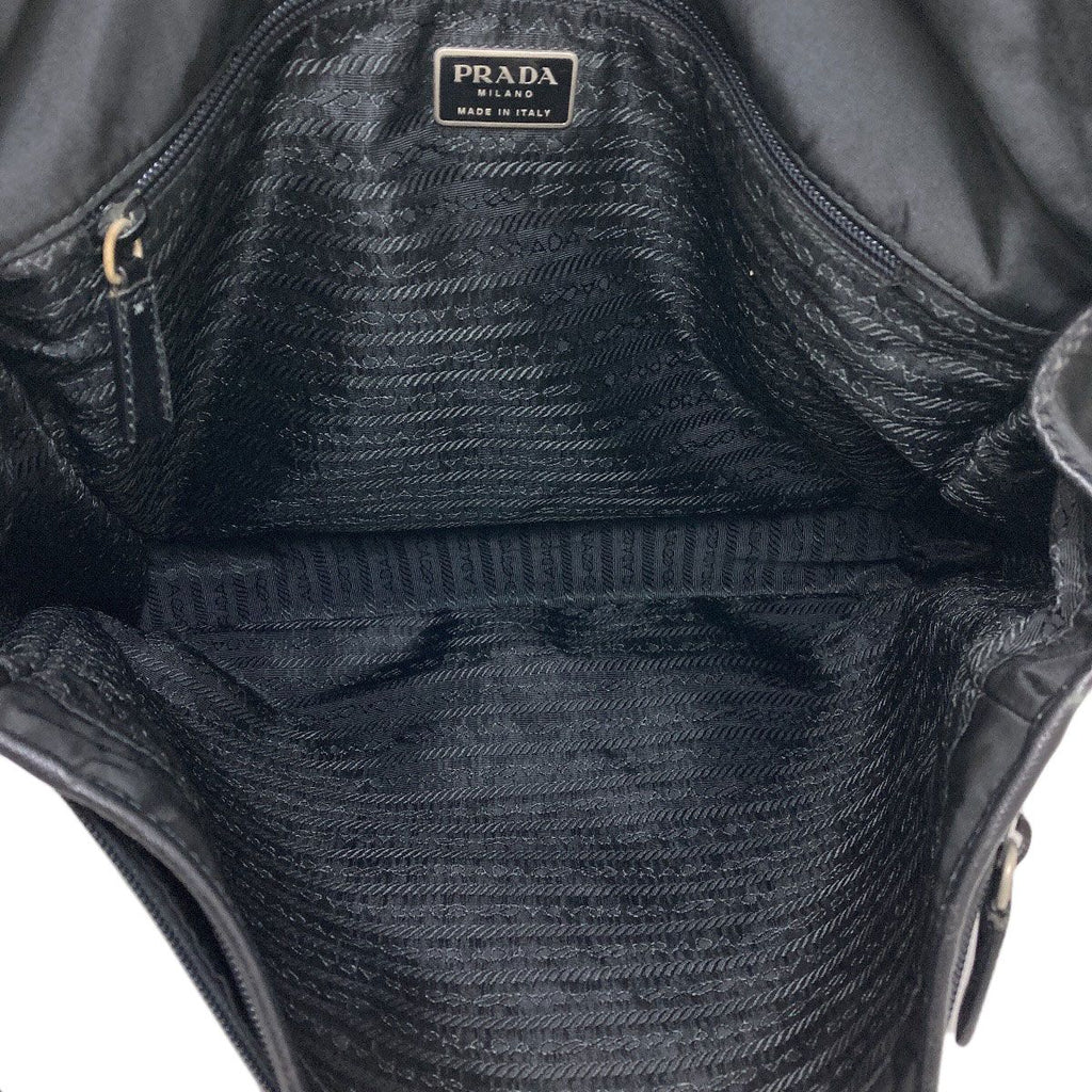 Prada Logo Shoulder Bag Nylon — view 5