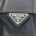 Prada Logo Shoulder Bag Nylon — view 8
