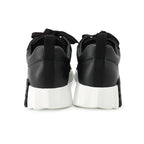 Hermes Sneakers Bouncing Leather Suede 37 Shoes Black White — view 3
