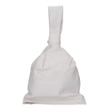 Bottega Veneta the Twist White Calfskin Triangle Handbag