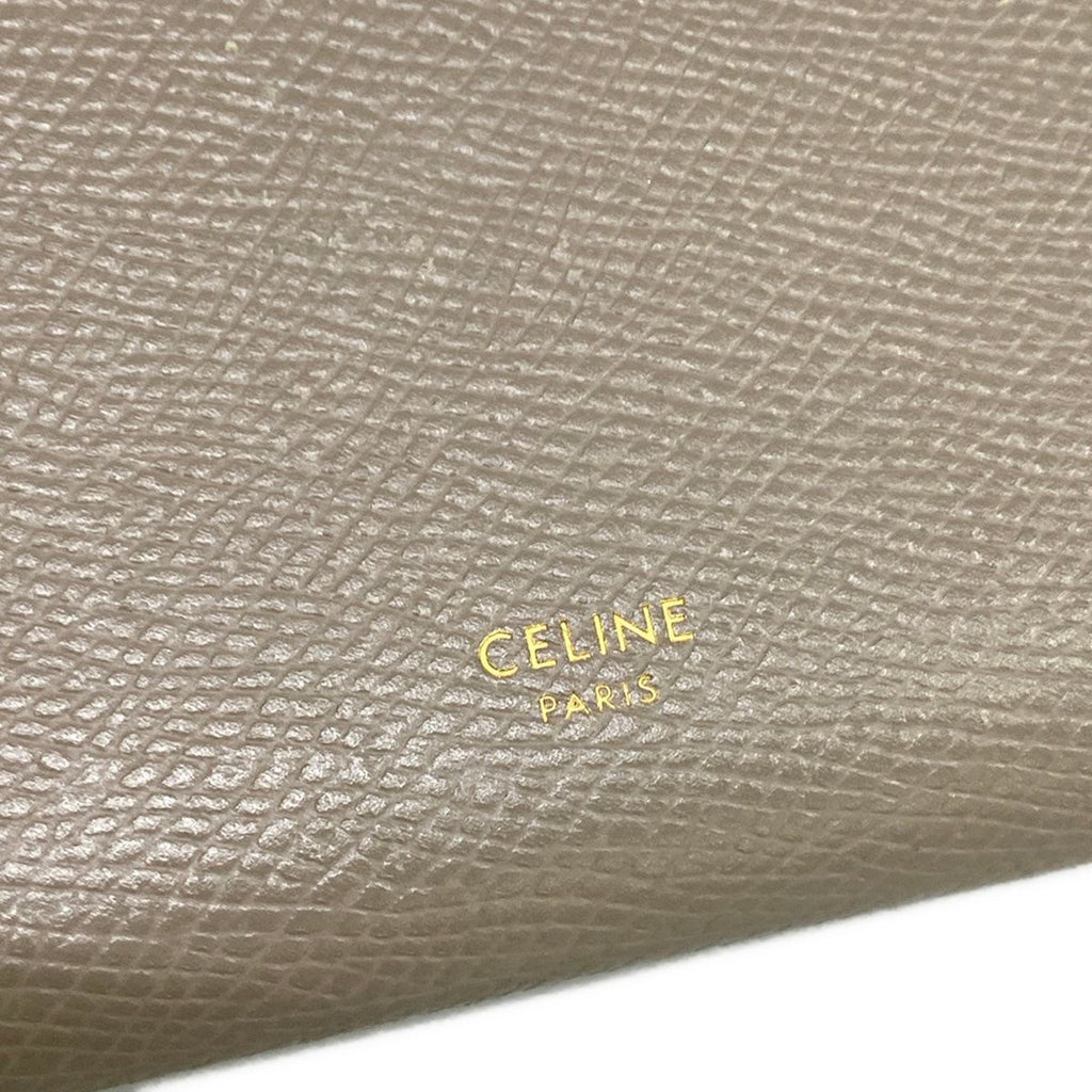 Celine Bifold Wallet Strap Pebble Mineral — view 5