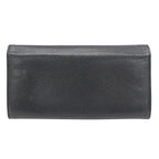 Chanel Wallet Caviar Leather Charcoal Gray Flap Type Logo Adult — view 2