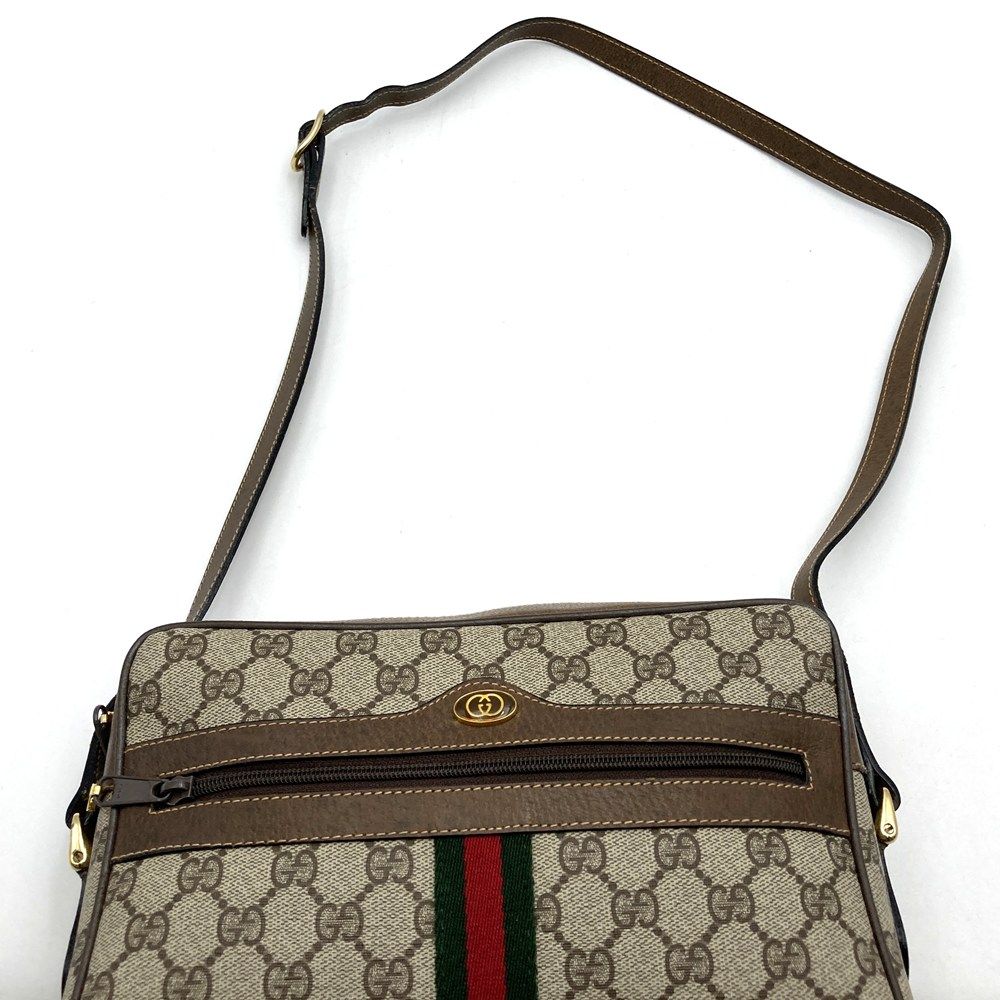 Gucci 001 GG Supreme Sherry Shoulder Bag Vintage — view 5