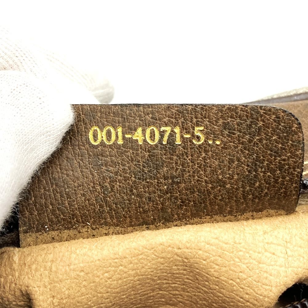 Gucci 001 GG Supreme Sherry Shoulder Bag Vintage — view 8