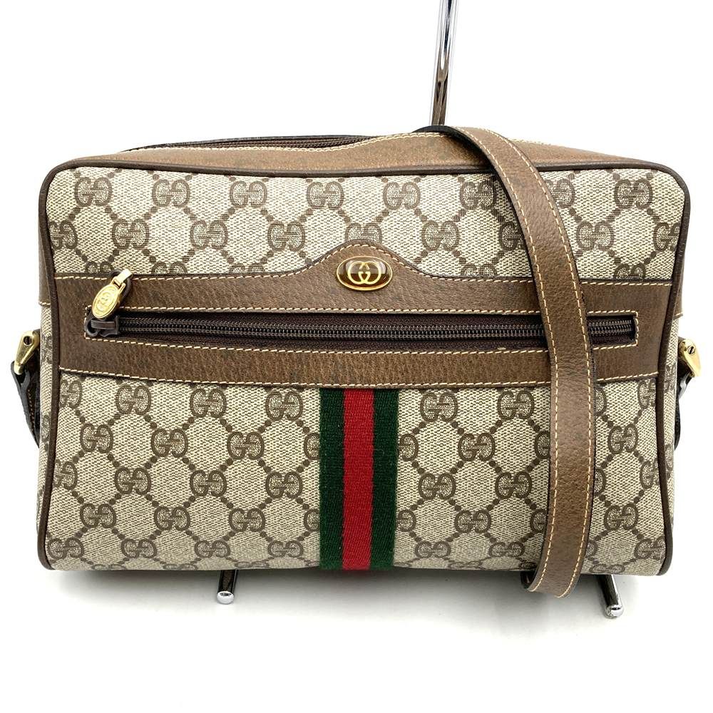 Gucci 001 GG Supreme Sherry Shoulder Bag Vintage
