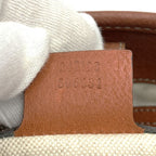 Gucci Tote Shoulder GG Running Canvas Leather Brown — view 8