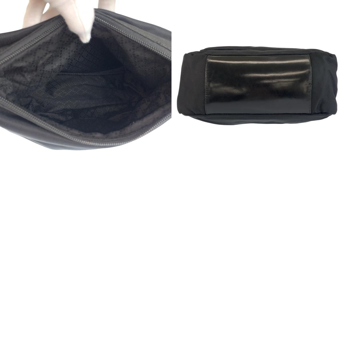Gucci Bamboo Black Silver Nylon 000 5 Handbag — view 9