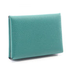 Hermes Coin Case Calvi Duo Vert Vertigo Leather — view 2