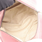 Chanel Choco Bar Camellia Pink Canvas Leather Bar Boston Bag — view 3