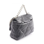 Chanel Shoulder Bag 19 D'isneuf Quilted 2-Way Black Lambskin 19 Chain — view 2