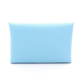 Hermes Coin Case Calvi Duo Celeste Leather