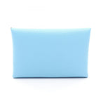 Hermes Coin Case Calvi Duo Celeste Leather