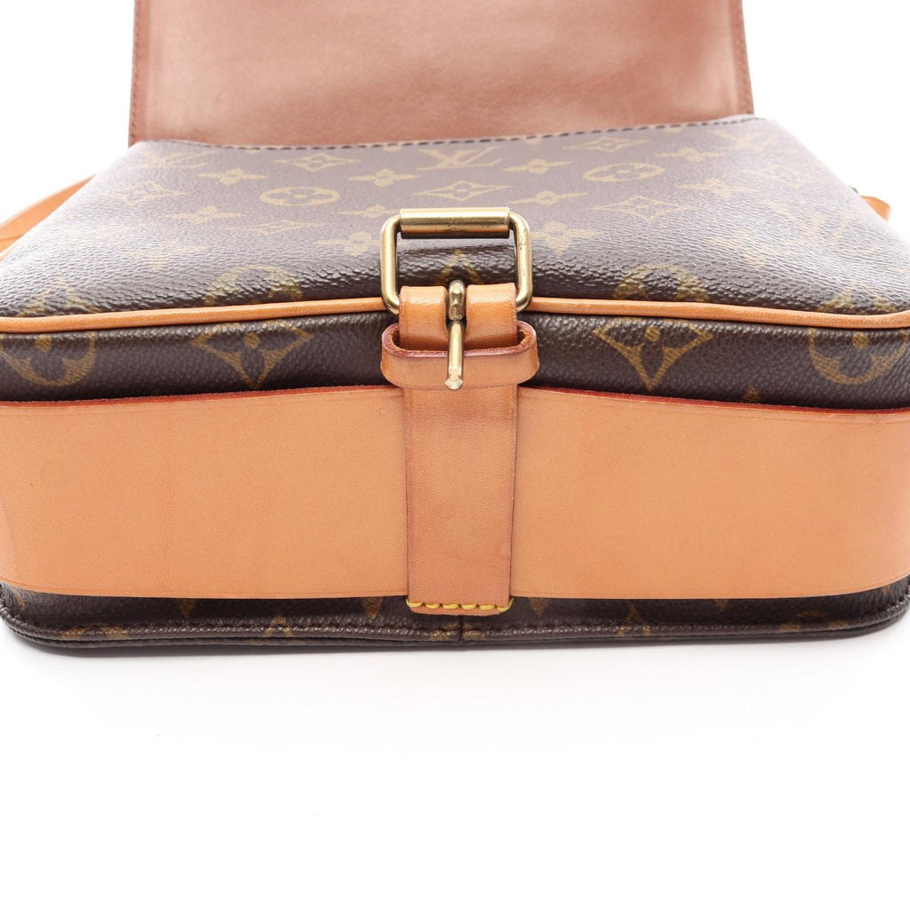 Louis Vuitton Shoulder Bag Cart Ciel MM Canvas Leather — view 8