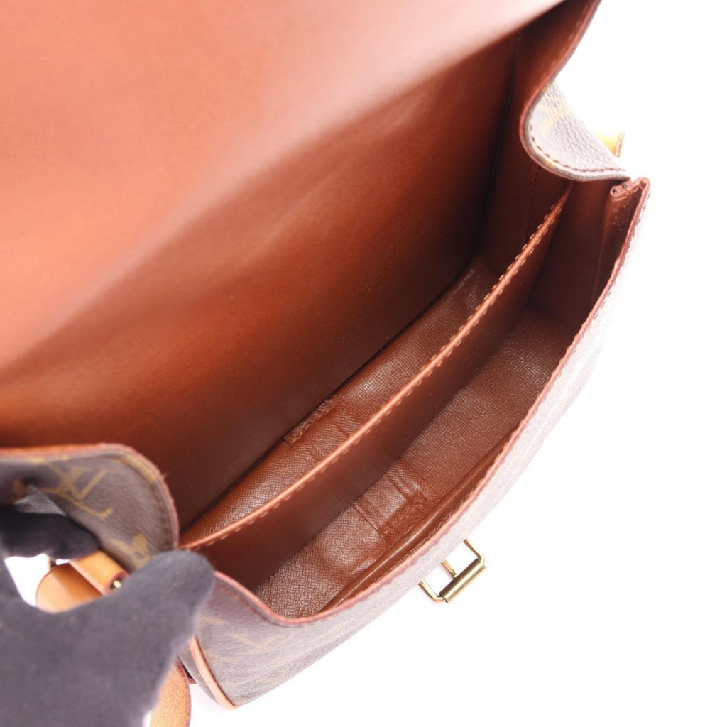 Louis Vuitton Shoulder Bag Cart Ciel MM Canvas Leather — view 3
