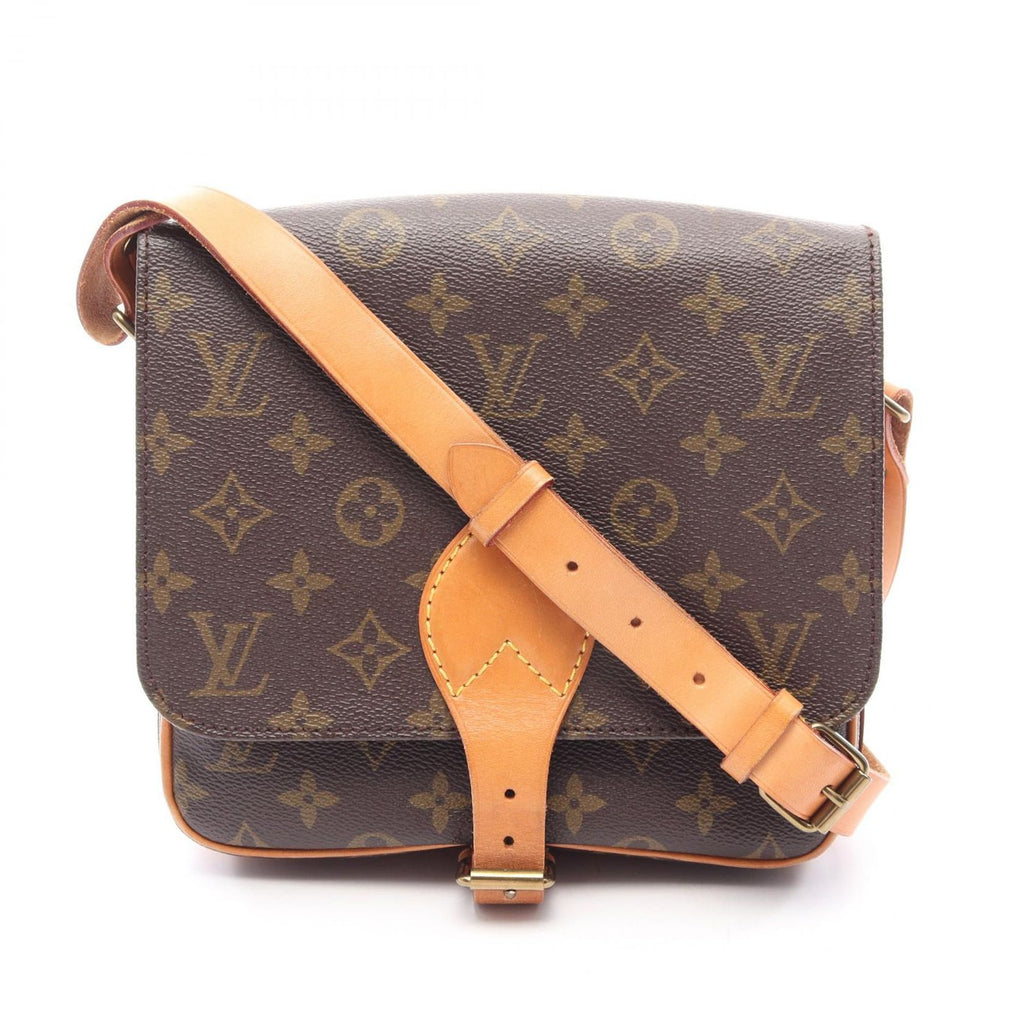 Louis Vuitton Shoulder Bag Cart Ciel MM Canvas Leather