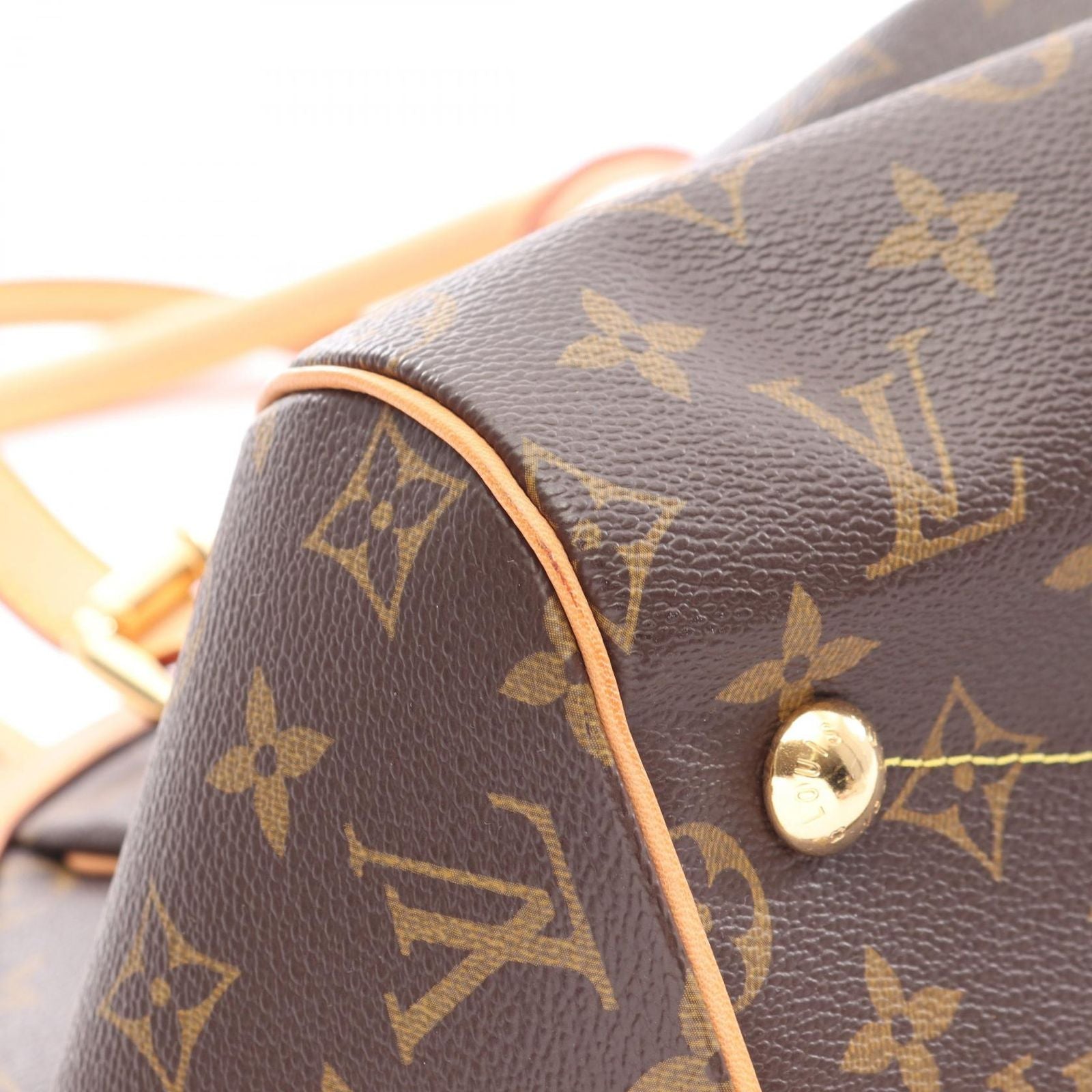 Louis Vuitton Handbag Tivoli GM Canvas Leather — view 6