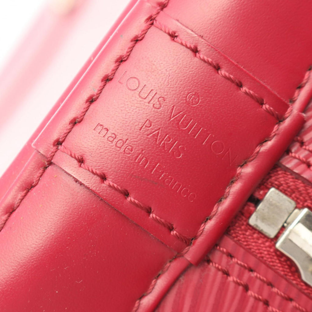 Louis Vuitton Handbag Alma PM Fuchsia Leather — view 4