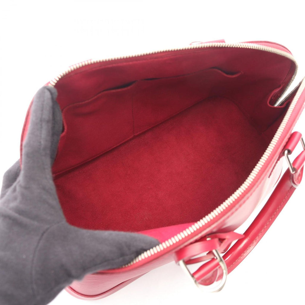 Louis Vuitton Handbag Alma PM Fuchsia Leather — view 3