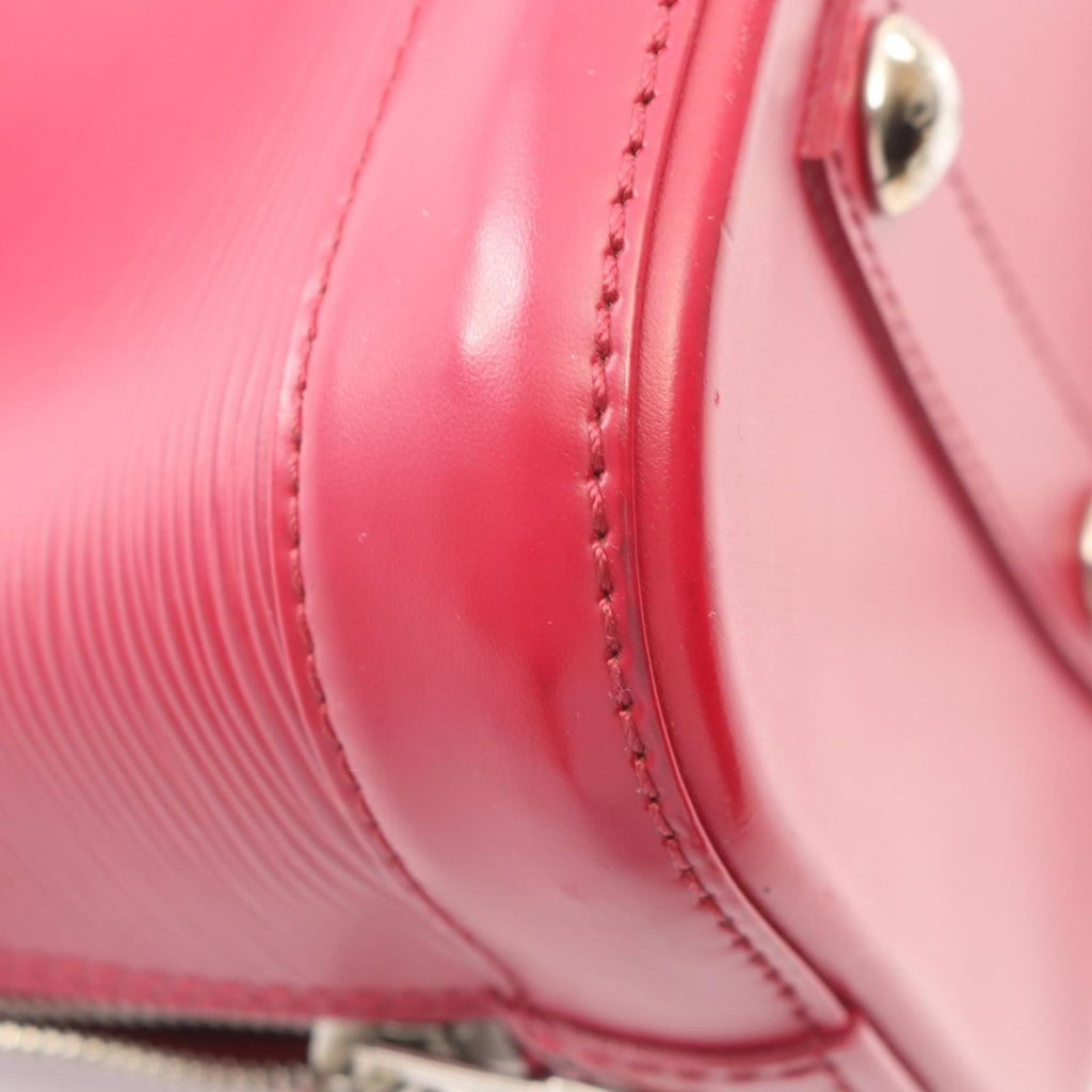 Louis Vuitton Handbag Alma PM Fuchsia Leather — view 6