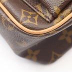 Louis Vuitton Shoulder Bag Viva City PM Canvas Leather — view 6