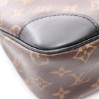 Louis Vuitton Shoulder Bag Odeon NM MM Noir Canvas Leather — view 6