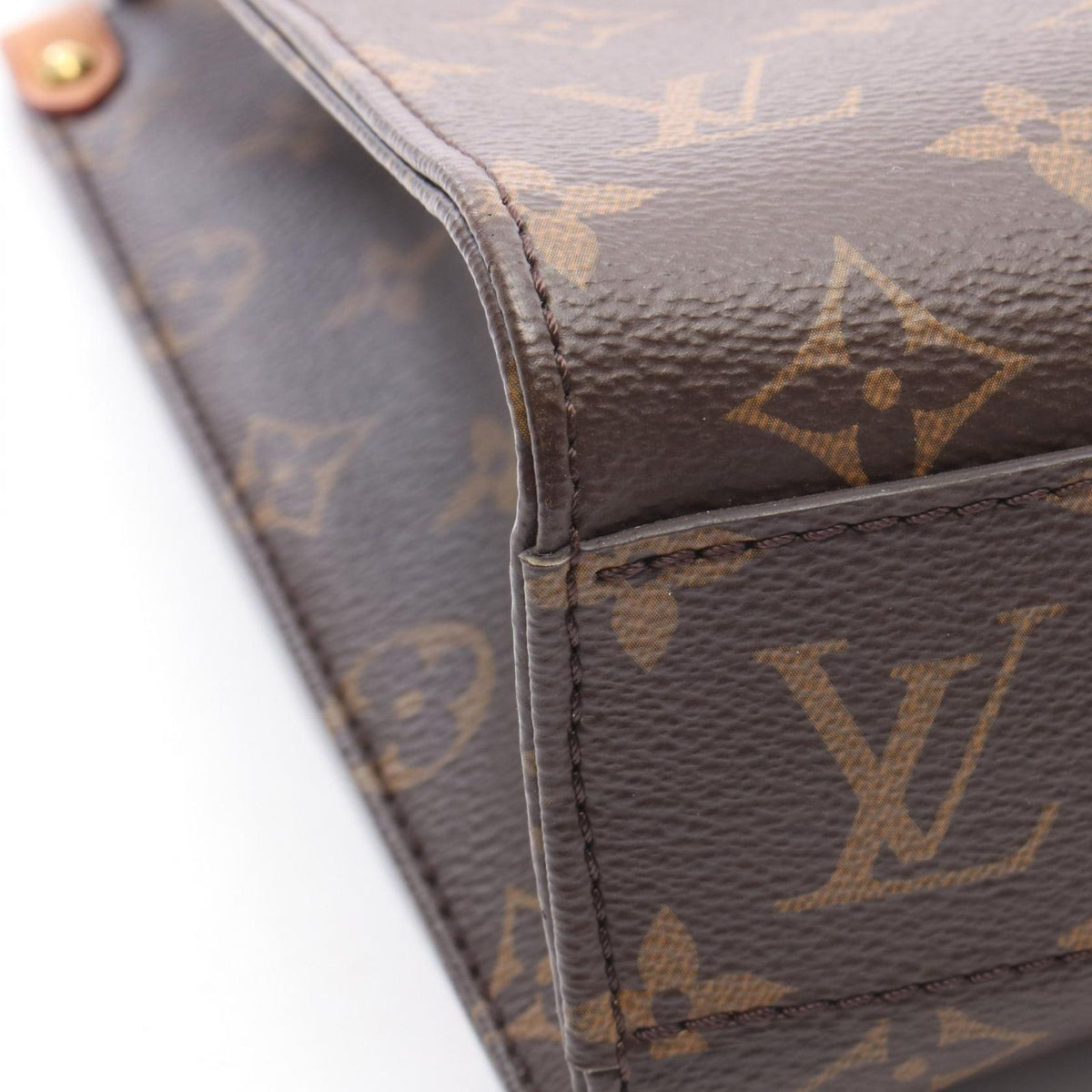 Louis Vuitton Handbag Sac Plat BB 2-Way Canvas Leather Sac Pla BB — view 6