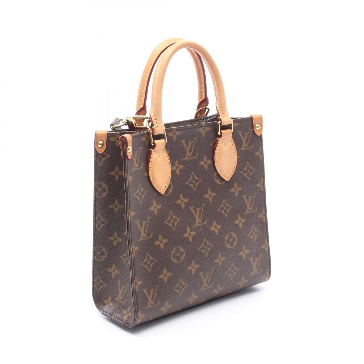 Louis Vuitton Handbag Sac Plat BB 2-Way Canvas Leather Sac Pla BB — view 2
